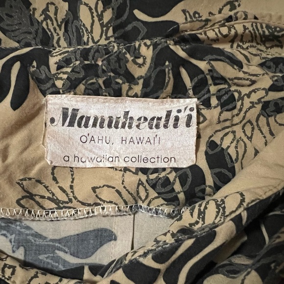 COPY - Manuhealii Black and Tan Slip Dress Spaghetti Strap Resort Wear - Picture 7 of 13